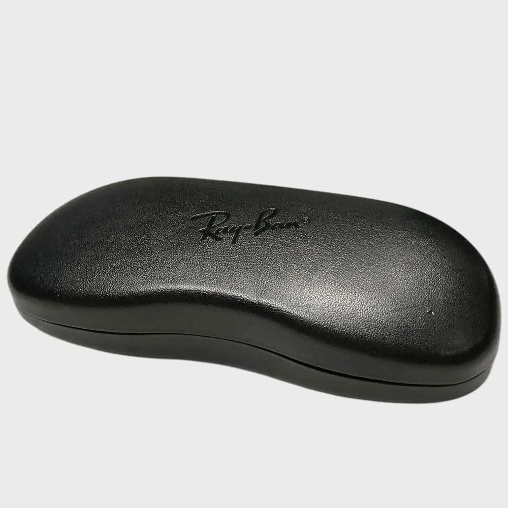 Ray-Ban Hard Sunglasses Case Black Eyeglass Case Clamshell Small